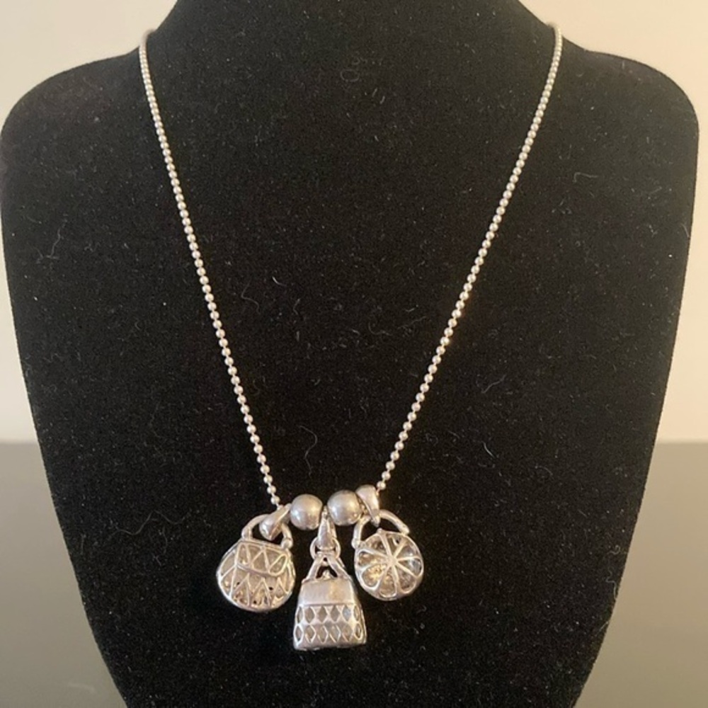 Contemporary Silver Charm Necklaces